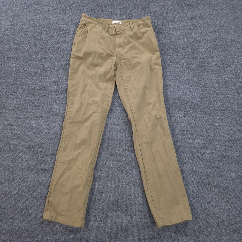 Taylor Stitch Pants Mens 30x31 Beige The Foundation Pant Slim Chino Casual Prep